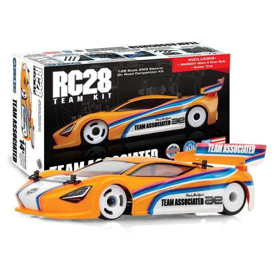 Team Associated RC28R 1/28 2WD Competition Onroad Touring Team Kit EP w/ Body & Tires