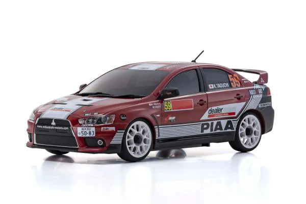 Kyosho MA020 MITSUBISHI LANCER EVOLUTION X MITSUBISHI MOTORS DEALER TEAM PWRC2008 Body MZP462M