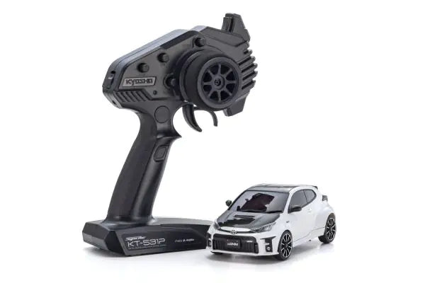 KYOSHO MINI-Z AWD Toyota GRMN YARIS Rally PACKAGE Platinum White Pearl Mica 32648PW RTR