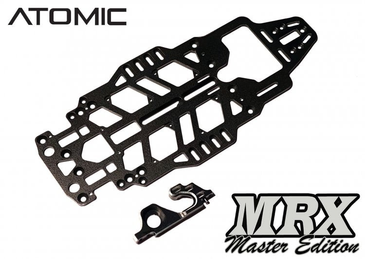 ATOMIC MRX Master Aluminim Chassis & Motor Mount (12 gram) MRXME-UP10