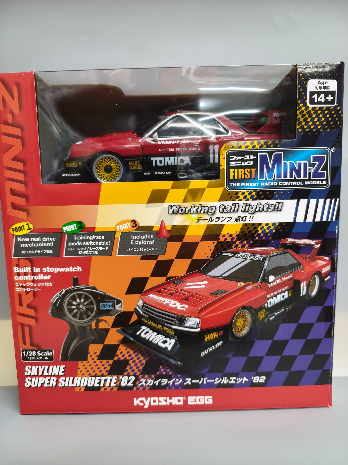 Kyosho Frist mini-z Nissan Skyline 1982 Super Silhouette rtr rc car kit