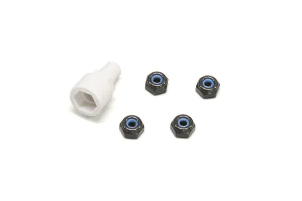 Kyosho Mini-z Color Nylon Nut Black MZW13BK