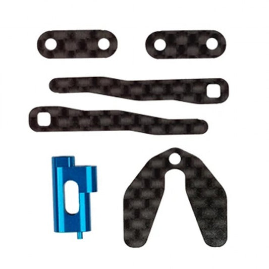 Team Associated RC28R.1 Center Bulkhead and Battery Holder Set 21862