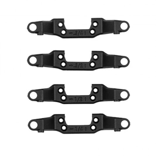 Team Associated RC28R.1 Upper Front Arm Set, 0.5 And 1.0 Degree Camber 21864