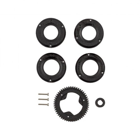 Team Associated RC28R.1 Spur Gear and Differential Covers Set 21868