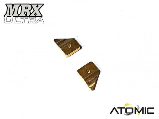 ATOMIC MXU Chassis Brass Mass Rear (1g, 2 pcs)