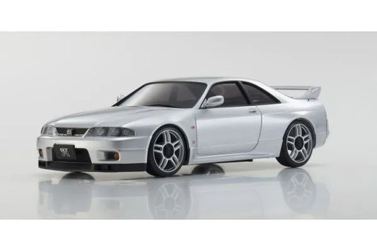 KYSHO  MINI-Z AWD NISSAN SKYLINE GT-R R33 V SPEC. SILVER  BODY MZP468S