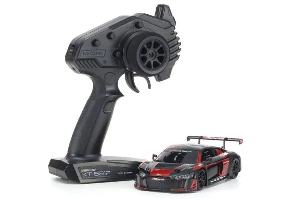 Kyosho MINI-Z RWD Audi R8 LMS 2016 “Black/Red” Readyset 32344BKR