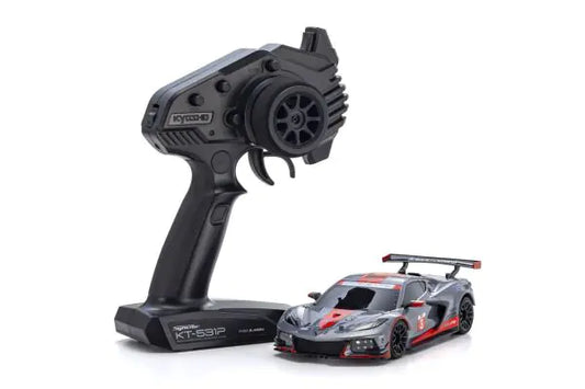 KYOSHO MINI-Z RWD MR-04 readyset CHEVROLET® CORVETTE® C8.R Gunmetal / Red 32356GMR