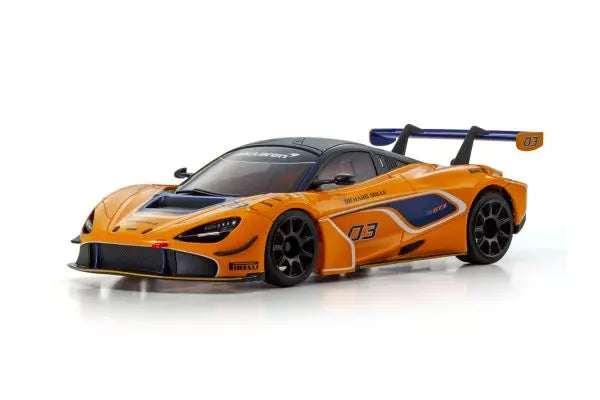 KYOSHO MINI-Z RWD ASC MR04W-MM McLaren 720S GT3 Body White MZP255OR