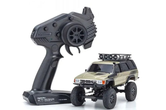 Kyosho Radio Controlled Electric Powered Crawling car MINI-Z 4×4 Series Ready Set Toyota 4 Runner(Hilux Surf) with Accesorry parts Quick Sand 32524SY