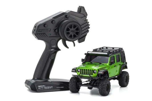 Kyosho Radio Controlled Electric Powered Crawling car MINI-Z 4×4 Series Readyset JeepⓇ Wrangler Unlimited Rubicon w/acc. Mojito 32528GR