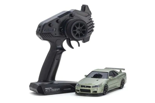 Kyosho MINI-Z AWD NISSAN SKYLINE GT-R R34 V.specⅡNur Millennium Jade 32624MJ