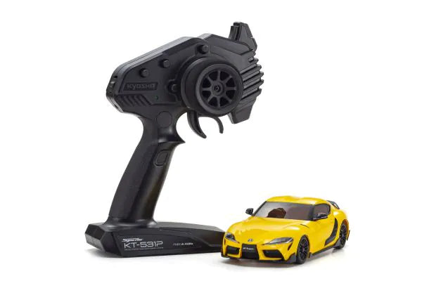 Kyosho MINI-Z AWD Toyota GR Supra TRD Aero Lightning Yellow 32626Y