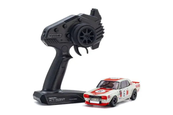 KYOSHO MINI-Z AWD NISSAN SKYLINE 2000GT-R (KPGC10) Racing 1972 #6 Red 32643R