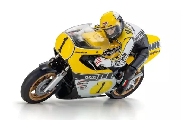 KYOSHO 1:8 Scale Radio Controlled Electric Powered Motorcycles Hanging On Racer Series YAMAHA YZR500 1978 KIT 34936T1