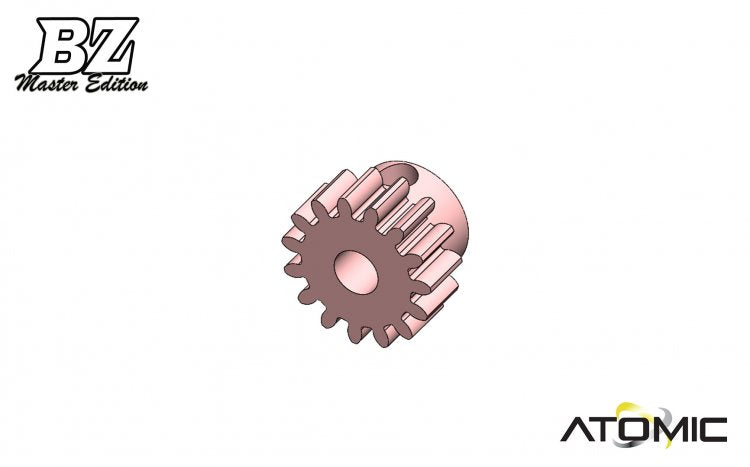 ATOMIC BZM Alu. Motor Pinion 15T BZM-UP06-15