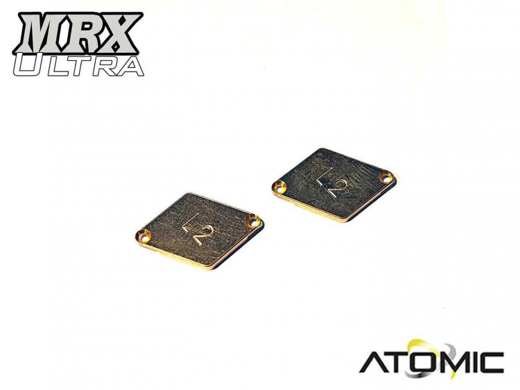 ATOMIC MXU Chassis Brass Mass L2 (2g, 2 pcs)  MXU-UP03