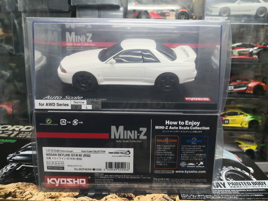 Kyosho MINI-Z AWD NISSAN SKYLINE GT-R R32 WHITE Body MZP469W