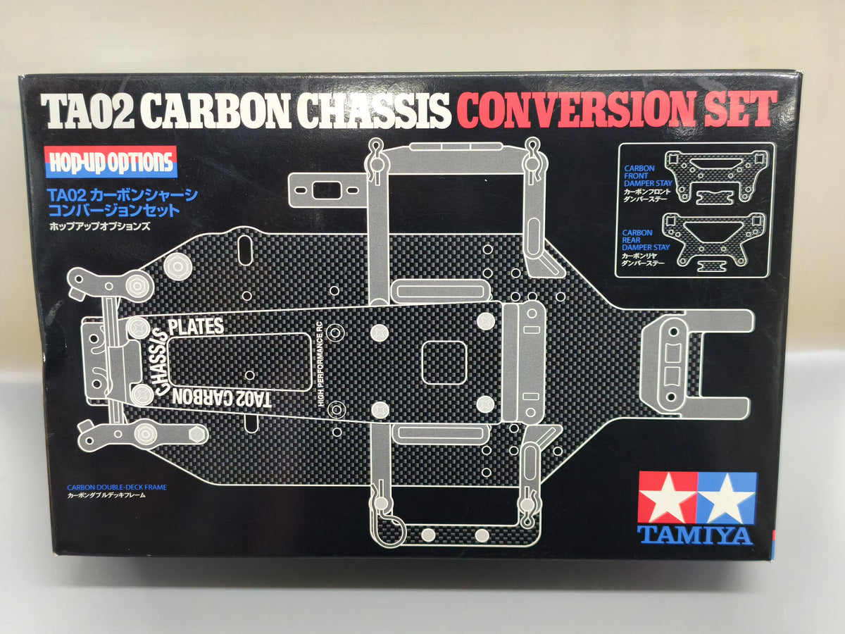 Tamiya 47479 TA02 Carbon Chassis Conversion Set