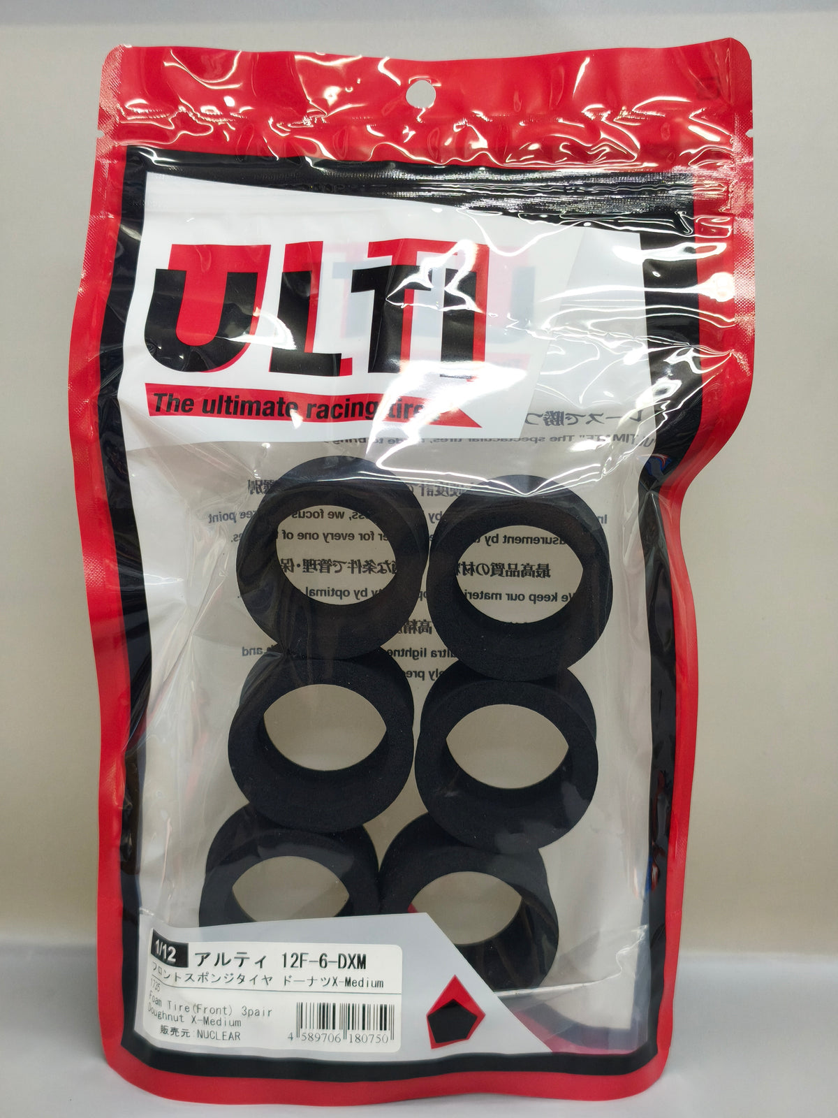 ULTI 1/12 FRONT TIRE 6PCS 12F-6-DXM