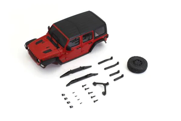 Kyosho Mini-z 4x4MX-01 JeepⓇ WRANGLER UNLIMITED Rubicon Firecracker Red Body MXB01R