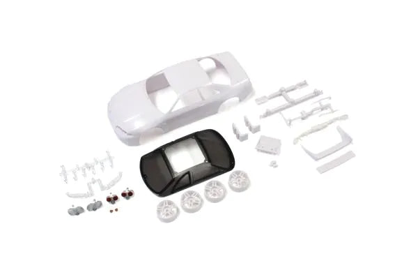 Kyosho Mini-z Nissan SKYLINEGT-RR33VSpecWhite body set(w/Wheel) MZN182