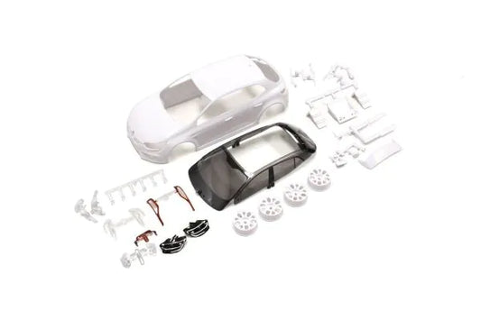 Kyosho Mini-z RENAULT MEGANE White body set(w/Wheels) MZN187