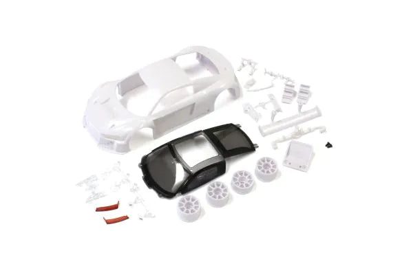 Kyosho Mini-z Audi R8 LMS 2015 White body set(w/Wheels) MZN189