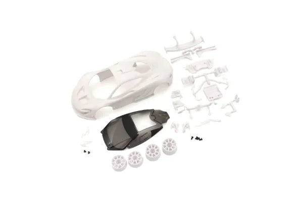 Kyosho MINI-Z McLaren P1 GTR White body set(w/Wheel) MZN190