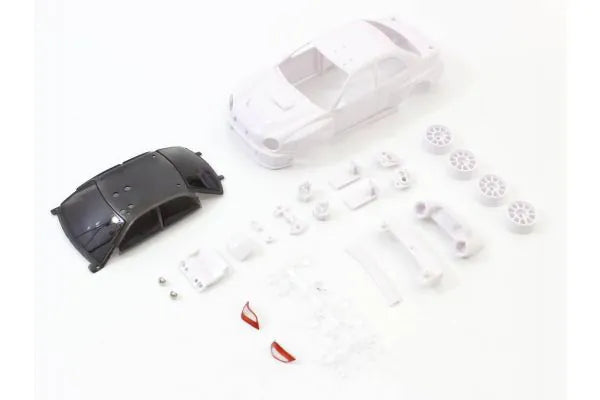 Kyosho Mini-z Subara Impreza WRC 2002 White Body Set w/Wheel MZN200