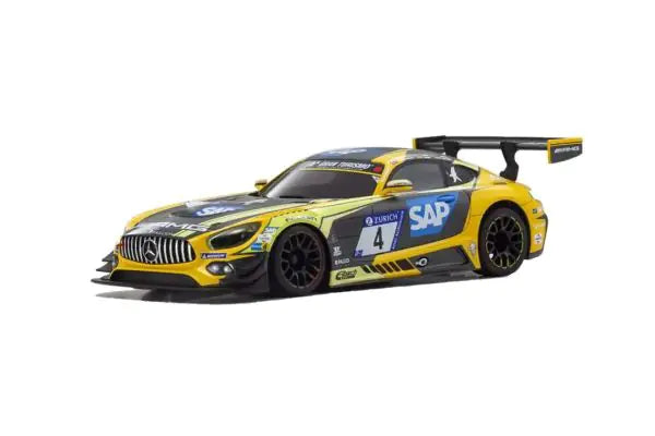 KYOSHO RWD MR03W-MM Mercedes-AMG GT3 Yellow/Black BODY MZP254YBK