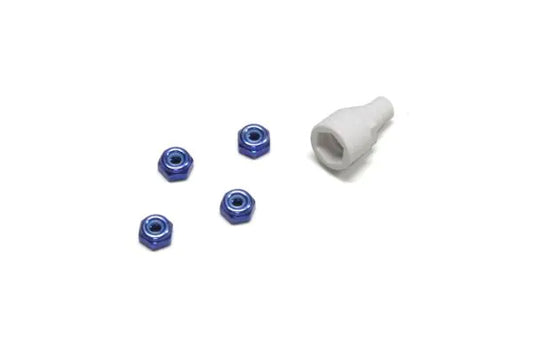 Kyosho Mini-z Color Nylon Nut Bule MZW13BL