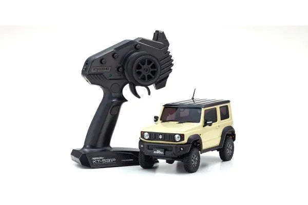 Kyosho Radio Controlled Electric Powered Crawling car MINI-Z 4×4 Series Ready Set Suzuki Jimny Sierra Chiffon Ivory Metallic 32523IV