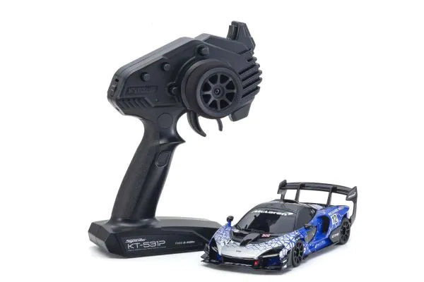 Kyosho MINI-Z RWD readyset McLaren Senna GTR Blue 32340BL