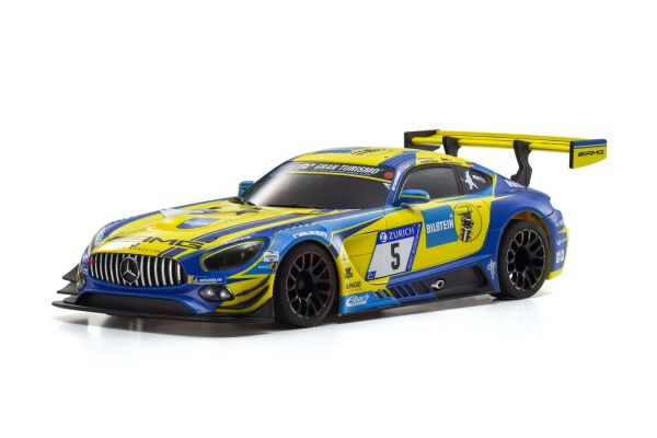 Kyosho MR-03 RWD Mercedes-AMG GT3 Blue/Yellow Body  MZP247BLY