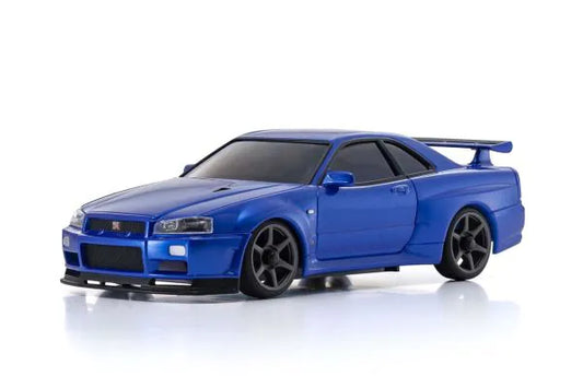 Kyosho MA-020S NISSAN SKYLINE GT-R R34 V.specⅡNur Metallic Blue Body MZP460MB